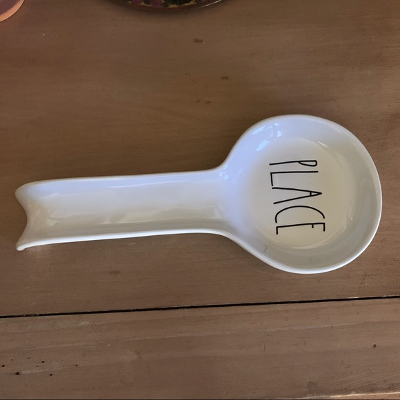 Rae Dunn PLACE ceramic spoon rest - Picture 1 of 5